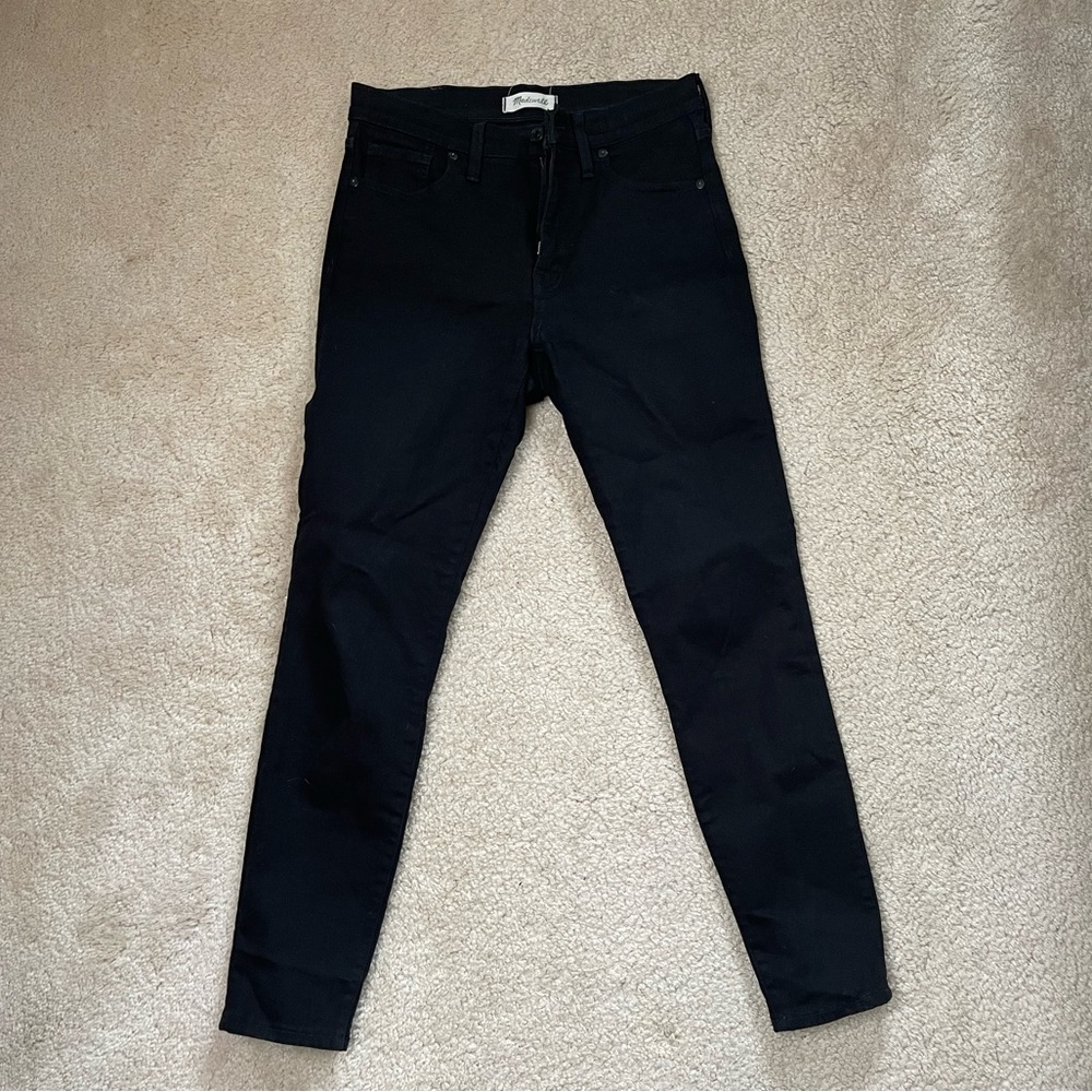 Madewell High Rise Skinny Jeans : Black